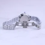 قفل ساعت عقربه ای الگانس زنانه فلزی نقره ای صفحه تیفانی 8020/5