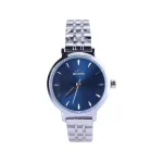 ساعت مچی الگانس زنانه فلزی نقره ای صفحه سرمه ای 8022/3