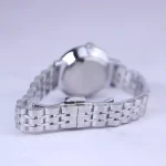 بند ساعت مچی الگانس زنانه فلزی نقره ای صفحه سرمه ای 8022/3