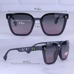 ابعاد عینک آفتابی فندی زنانه فریم مربع طوسی P 2320/4