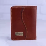 کیف جاکارتی چرم فراگامو کد 111 عسلی