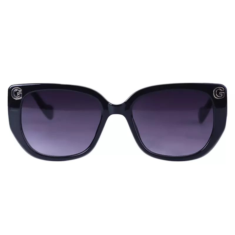 عینک آفتابی گوچی زنانه فریم پروانه ای مشکی 6011/1 عینک آفتابی گوچی زنانه فریم پروانه ای مشکی 6011/1