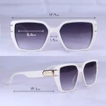 ابعاد عینک آفتابی گوچی زنانه فریم مربع سفید 9919/5
