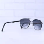 دسته عینک آفتابی گوچی مردانه فریم خلبانی مشکی GG 1234/1