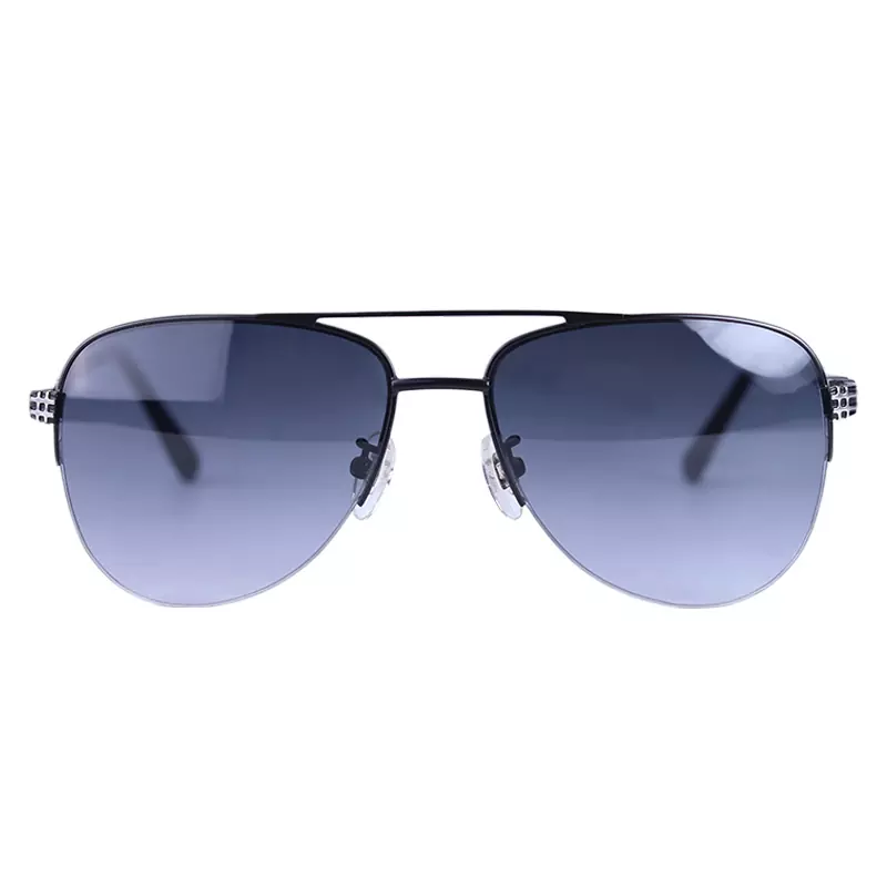 عینک آفتابی گوچی مردانه نیم فریم مشکی فلزی GG 1354/4