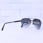 دسته عینک آفتابی گوچی مردانه نیم فریم مشکی فلزی GG 1354/4