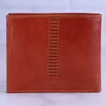 کیف پول جیبی چرم گوچی کد 2410 عسلی
