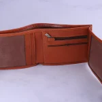 کیف پول جیبی چرم گوچی کد 2410 عسلی نمای داخلی