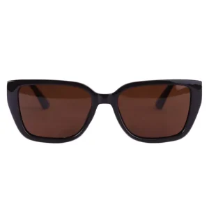 عینک آفتابی هرمس فریم مستطیل قهوه ای پلاریزه P 364/2