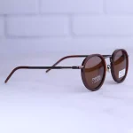 عدسی عینک آفتابی ماتریکس فریم گرد قهوه ای P 1916/3