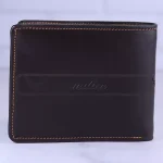 کیف پول جیبی مردانه چرم میلیون کد 440 قهوه ای