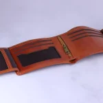 کیف پول جیبی مردانه چرم میلیون کد 440 نمای باز