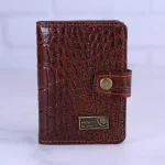 کیف جاکارتی چرم مونت بلانک کد 50 قهوه ای