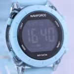 صفحه ساعت مچی تینیجری نیوی فورس بند رابر آبی دیجیتالی 7108/7