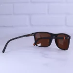 دسته عینک آفتابی اوگا پلاریزه فریم مستطیل عدسی قهوه ای 78020/4