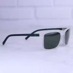 نمای کنار عینک آفتابی اوگا پلاریزه فریم مستطیل عدسی سبز 78020/9