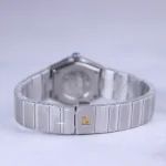 بند ساعت مچی امگا زنانه فلزی صفحه صدفی 66900666/9