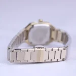 بند ساعت مچی سولیدا زنانه فلزی طلایی صفحه مربع سبز L 6123/6