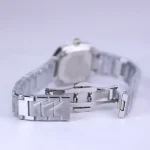 قفل ساعت مچی سولیدا زنانه فلزی صفحه مربع تیفانی L 6123/7