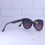 دسته عینک آفتابی ورساچه زنانه فریم طوسی پلاریزه p 2326/5