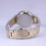 بند ساعت مچی ویتوریا زنانه فلزی طلایی صفحه سبز آینه ای VT 3156/4