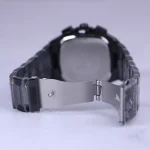 قفل ساعت مچی ویتوریا مردانه فلزی مشکی صفحه مربع سبز VT 3185/11