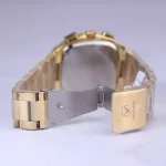 قفل ساعت مچی ویتوریا مردانه فلزی قاب مربع طلایی VT 3185/8