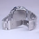 قفل ساعت مچی ویتوریا مردانه فلزی صفحه مربع مشکی VT 3185/9