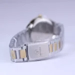 بند ساعت مچی ویتوریا زنانه فلزی نقره ای طلایی صفحه گرد VT 3391/1