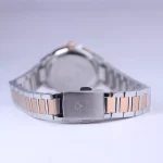 بند ساعت مچی ویتوریا زنانه فلزی نقره ای رزگلد صفحه گرد VT 3391/4