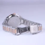 قفل ساعت مچی ویتوریا زنانه فلزی نقره ای رزگلد صفحه گرد VT 3391/4