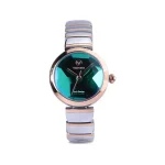 ساعت مچی ویتوریا زنانه فلزی نقره ای رزگلد صفحه سبز VT 3395/5