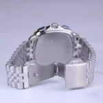 قفل ساعت مچی ویتوریا مردانه فلزی صفحه مربع سرمه ای VT 3403/1