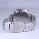بند ساعت مچی ویتوریا مردانه فلزی نقره ای صفحه مشکی VT 3404/1