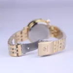 قفل ساعت مچی ویتوریا زنانه فلزی تمام طلایی صفحه آینه ای VT 3410/2