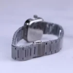 بند ساعت مچی ویتوریا زنانه فلزی دودی صفحه مربع آبی VT 3442/1