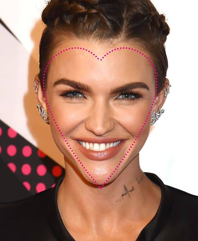 عینک آفتابی برای خانمهای صورت قلبی