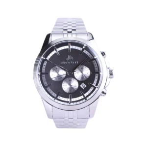 ساعت مچی عقربه ای بیگوتی مردانه فلزی صفحه مشکی BG.1.10468/6