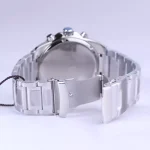 قفل ساعت مچی بیگوتی مردانه فلزی نقره ای صفحه مشکی BG.1.10649/1