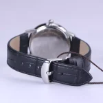 قفل ساعت مچی بیگوتی مردانه بند چرم صفحه مشکی BG.1.10651/2