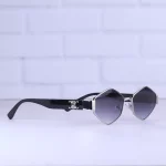 عینک آفتابی زنانه سلین نقره ای فشن A 3337/1 دسته مشکی