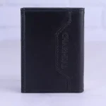 کیف جاکارتی چهار برگ چرم چرمسال کد 012 مشکی