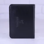 کیف جاکارتی چهار برگ چرم چرمسال کد 015 مشکی