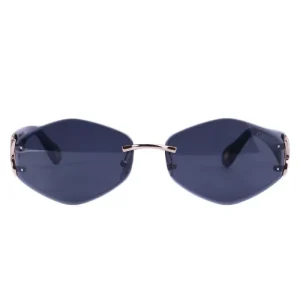 عینک فشن کلویی زنانه بدون فریم مشکی WH 4115/1