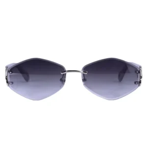 عینک فشن کلویی زنانه بدون فریم طوسی شفاف WH 4115/3