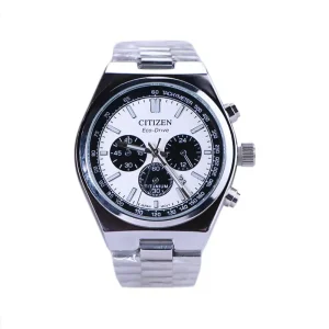 ساعت مچی سیتیزن مردانه فلزی نقره ای صفحه سفید G 981/1