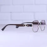 دسته عینک زنانه فشن دیور نقره ای چند ضلعی A 083/4