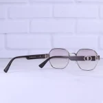 فریم عینک زنانه فشن دیور نقره ای چند ضلعی A 083/4