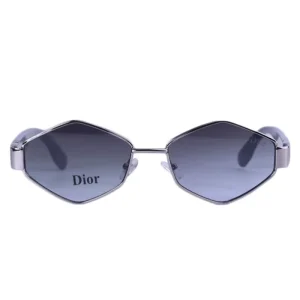 عینک فشن دیور زنانه فریم چندضلعی طوسی A 147/5