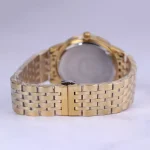 بند ساعت مچی عقربه ای الگانس مردانه فلزی تمام طلایی G 030/3